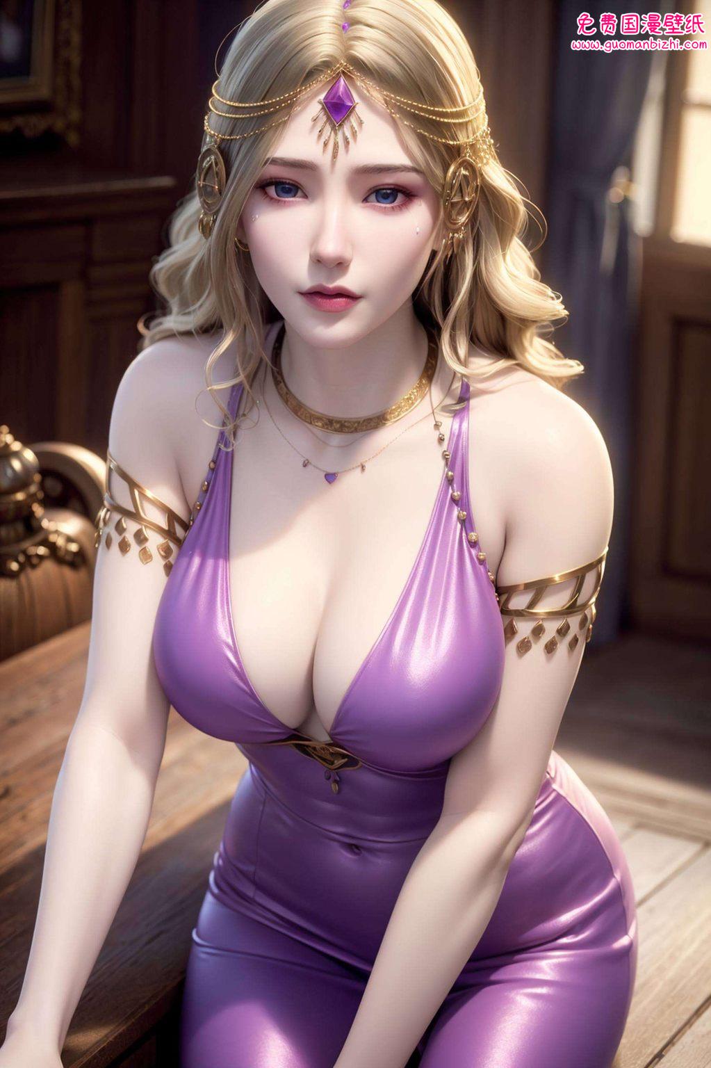 紫川卡丹公主国漫美女AI图片素材，免费壁纸分享，iPhone 1920×1080高清壁纸集