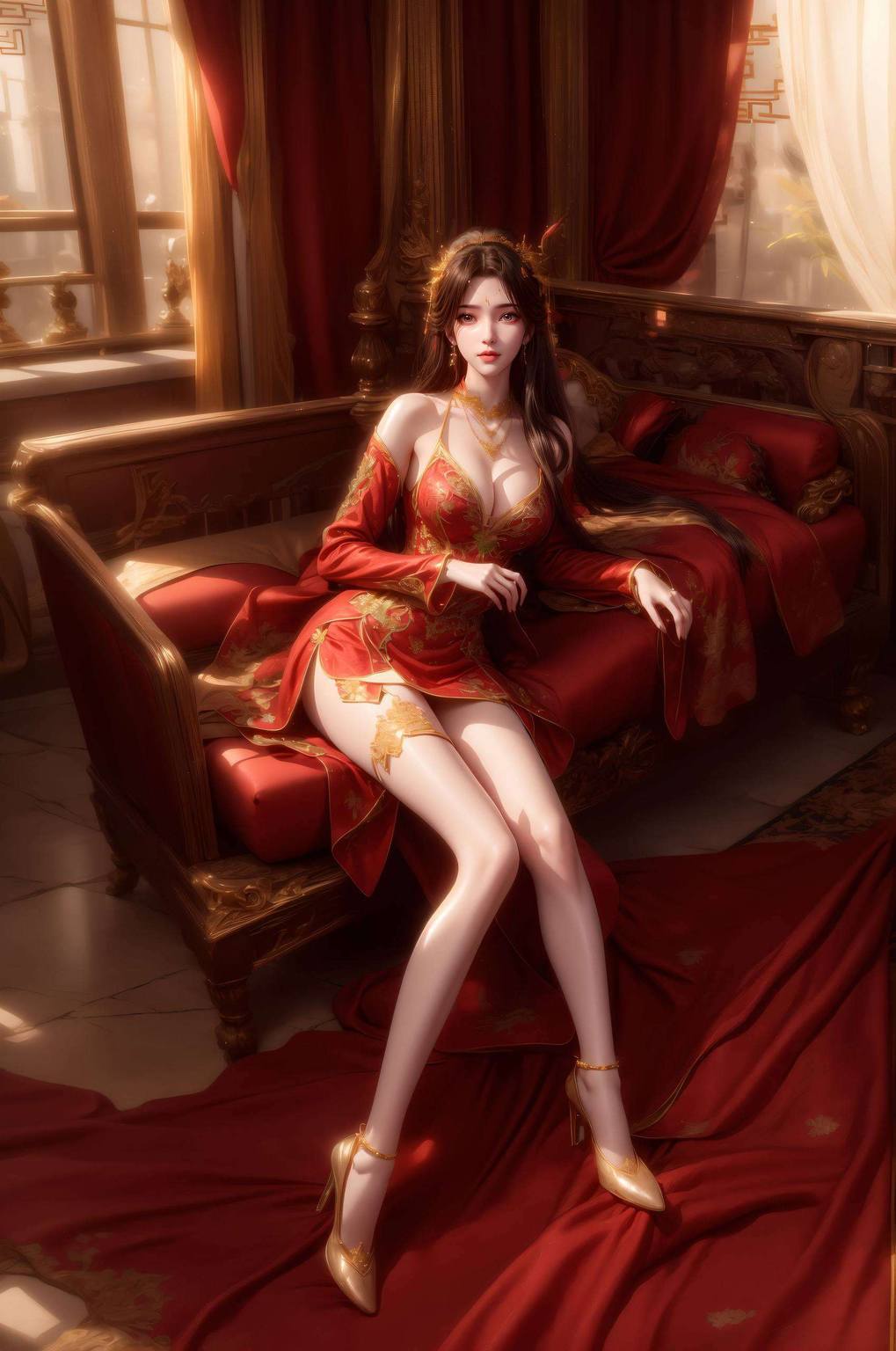 AI素材壁纸集：动漫壁纸与苹果桌面装饰图，神图君李慕婉电脑壁纸精选