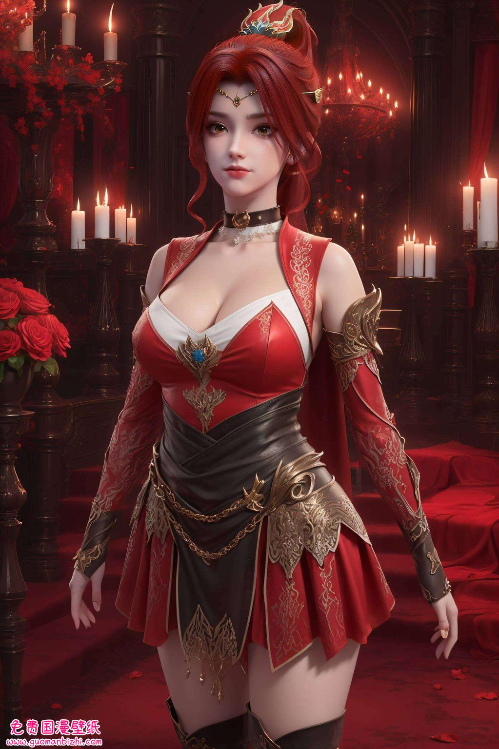 唐火儿AI参考AIGC二次元壁纸，苹果锁屏高清头像图片集