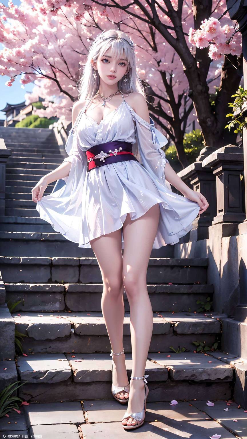 AI壁纸AIGC免费壁纸秀——圣采儿打杨文昭手机古风漫画动态壁纸