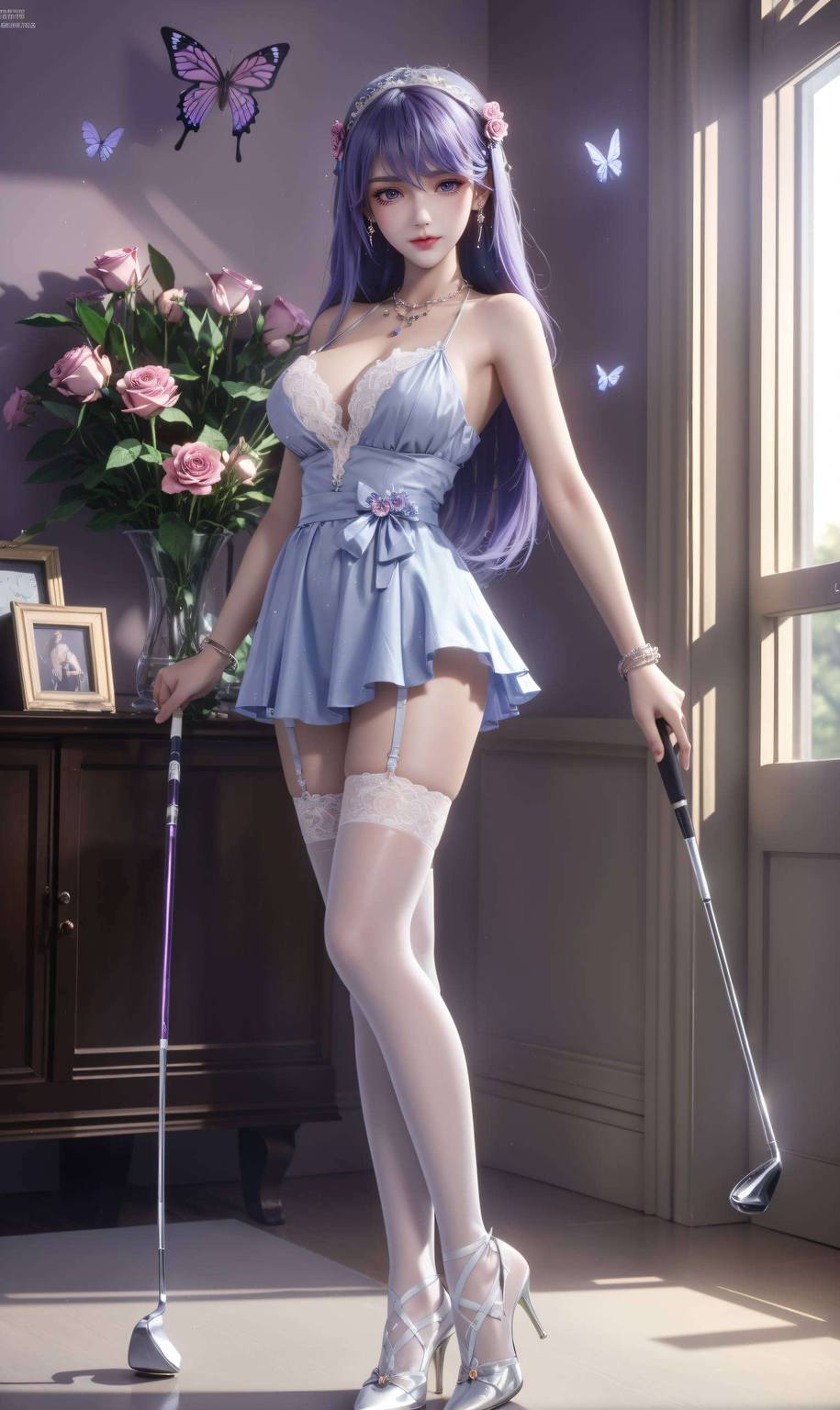 圣采儿高清壁纸集：AI生成图片，1920×1080平板免费下载无水印