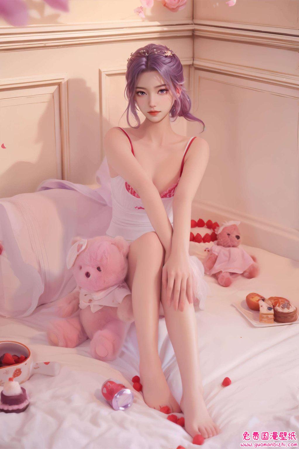 师兄啊师兄：云霄紫色壁纸——AI生成护眼Win10壁纸，潮图壁纸精选