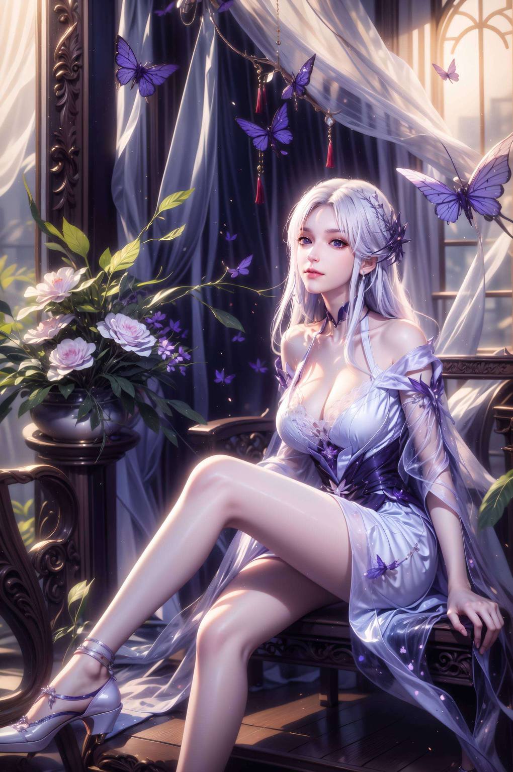 AI创造AIGC游戏壁纸,古香古色风格,Win10专用圣采儿头像动漫图片集 AI创造AIGC游戏壁纸,古香古色风格,Win10专用圣采儿头像动漫图片集