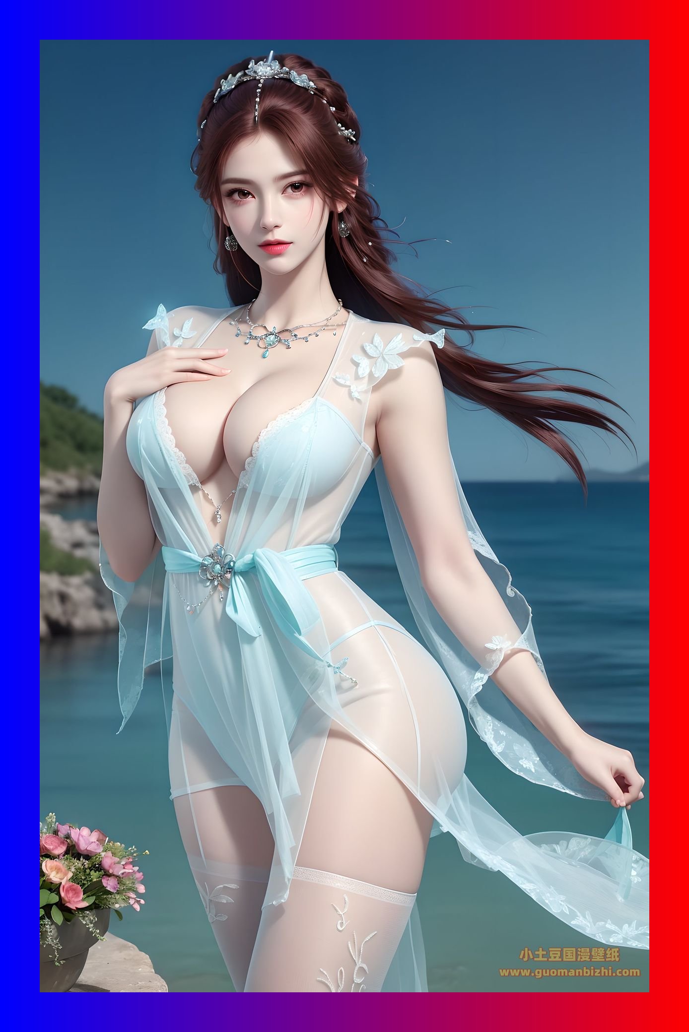 国潮ai生成完美世界叶倾仙高清8k合集壁纸