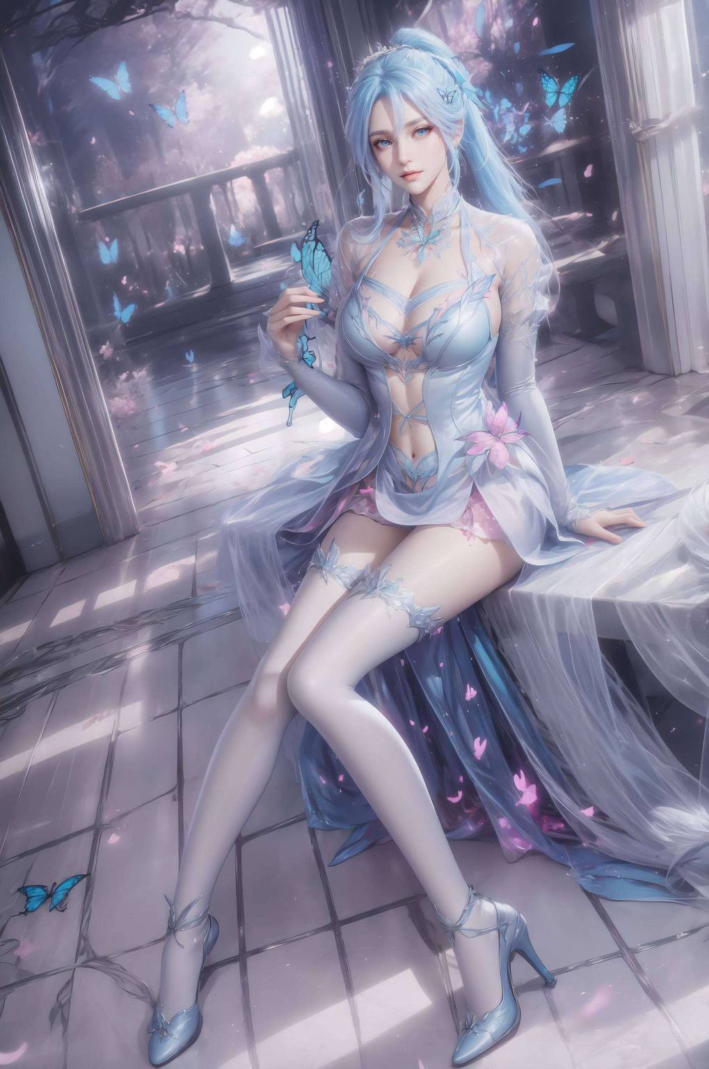 静态护眼壁纸手机壁纸：唐舞桐腿部风采特辑