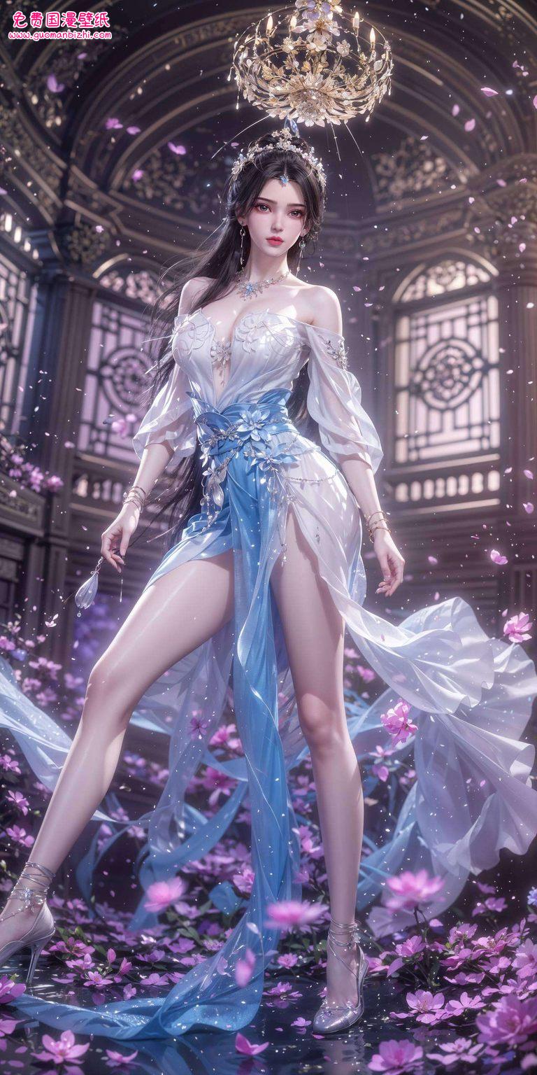 李慕婉精选AI绘画免费壁纸包，动漫全屏iPhone桌面背景集