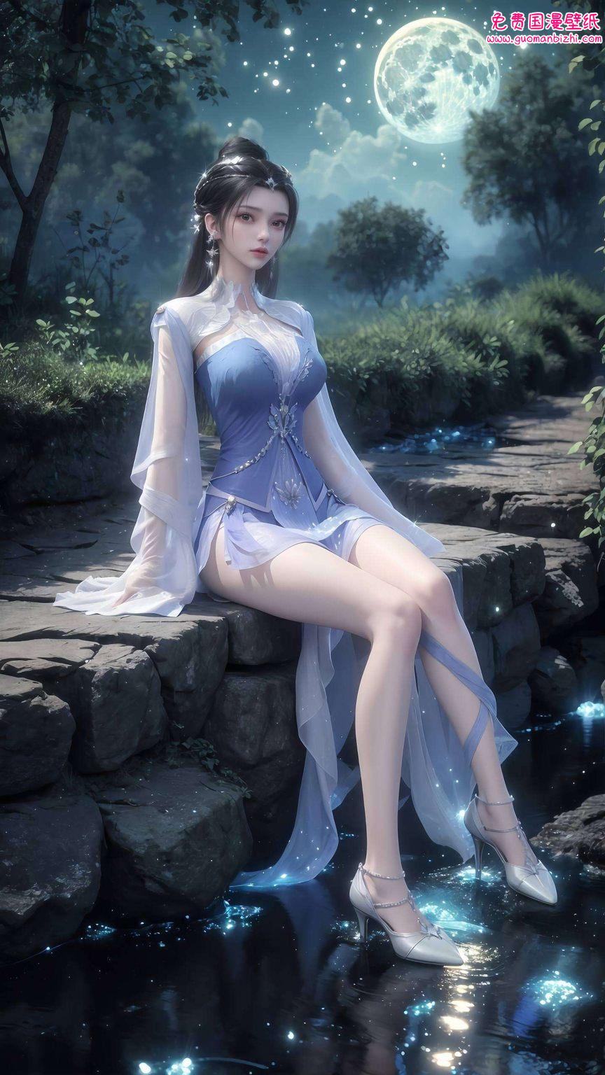 AI角色壁纸集，动漫壁纸精选，平板唯美，手机壁纸仙逆女主李慕婉高清呈现。