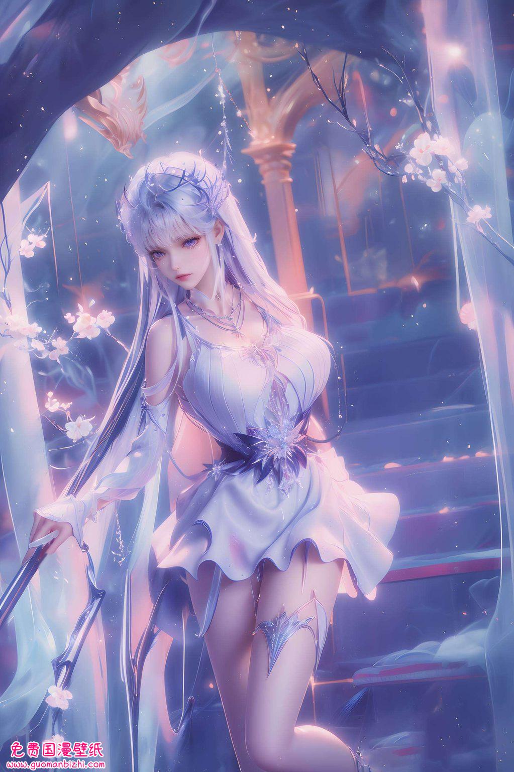 AI壁纸集锦：圣采儿高清横版，护眼锁屏壁纸iPad专享