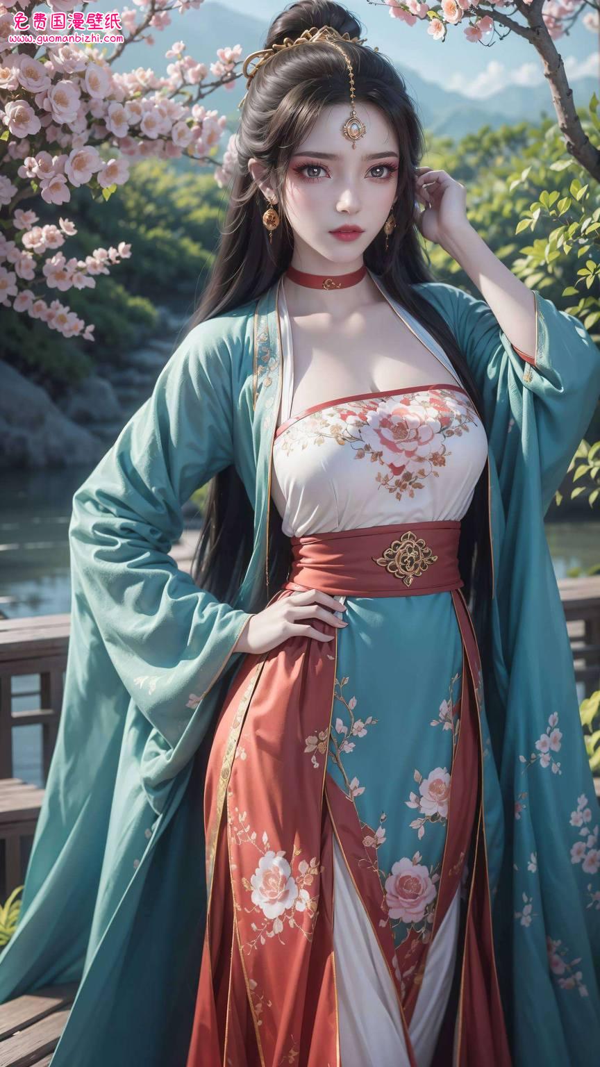 AI图片模型动漫壁纸集——苹果潮图壁纸墨云仙逆之美