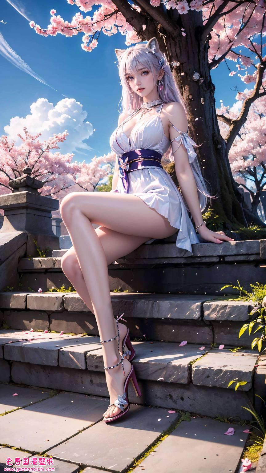 圣采儿动态壁纸超清横向：AI创造免费壁纸下载，iPad粉色梦幻呈现