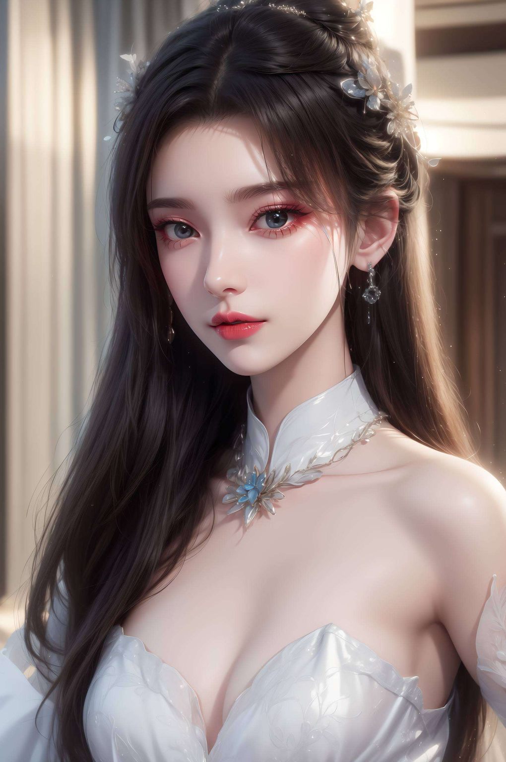 AIGC素材精选，李慕婉高清壁纸横屏，安卓艺术护眼壁纸集锦