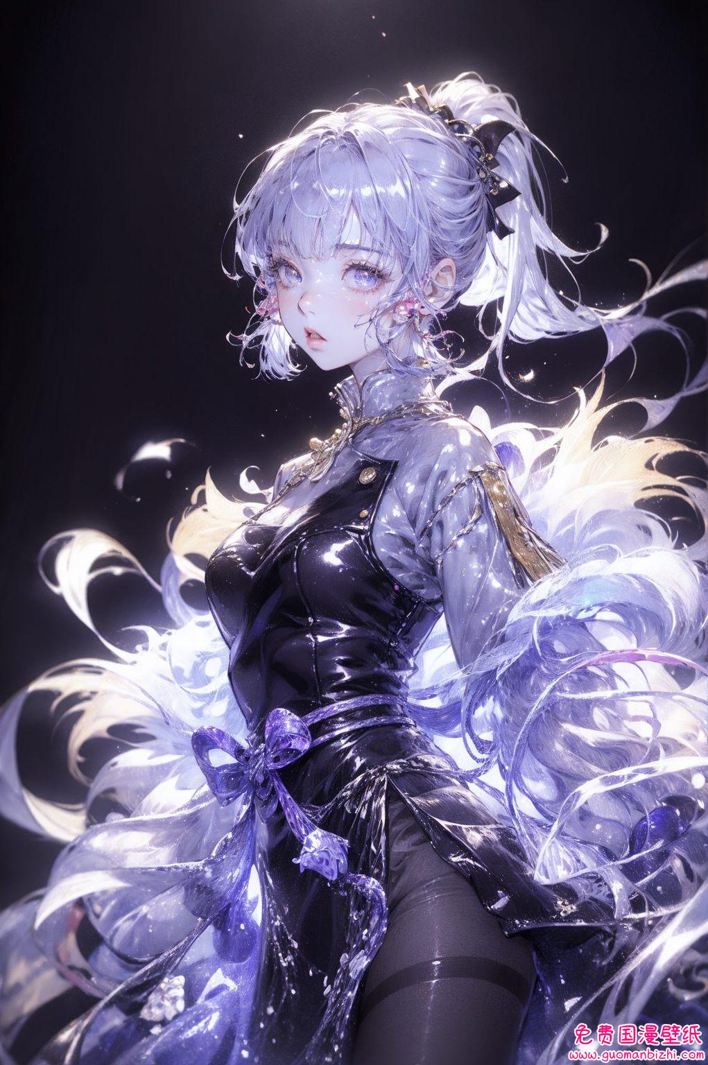 AI图片模型精细呈现，神里凌华全面屏安卓Ins风壁纸集