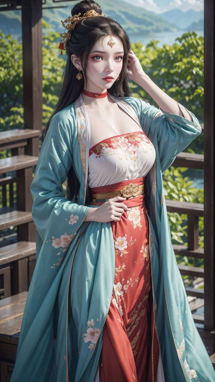 仙逆墨云建模超清图片高清壁纸：静态精细角色苹果古风