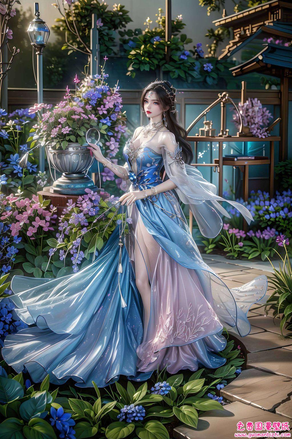 李慕婉新造型高清壁纸集：AI动漫壁纸，iPad桌面必备