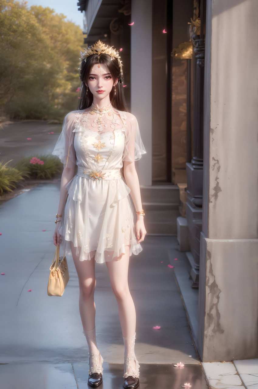 ai绘画素材:还得是李慕婉出场霸气！