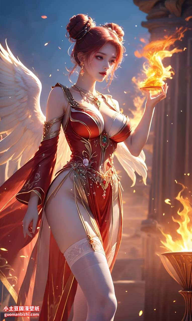 国漫ai壁纸:马小桃皆阵列前行