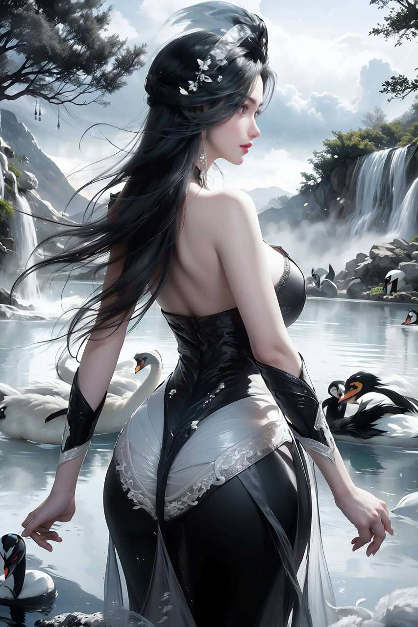 仙逆周紫虹抬头壁纸：绿色二次元手机桌面