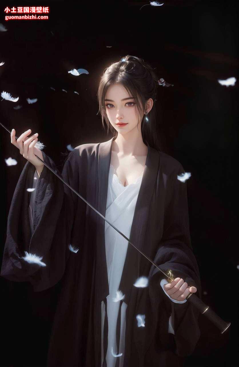 壁纸宁姚水墨：超高清完美像素电脑古香古色