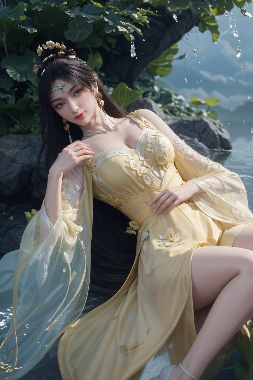 ai绘画素材:金瓶儿:想听我的故事吗? ai绘画素材:金瓶儿:想听我的故事吗?