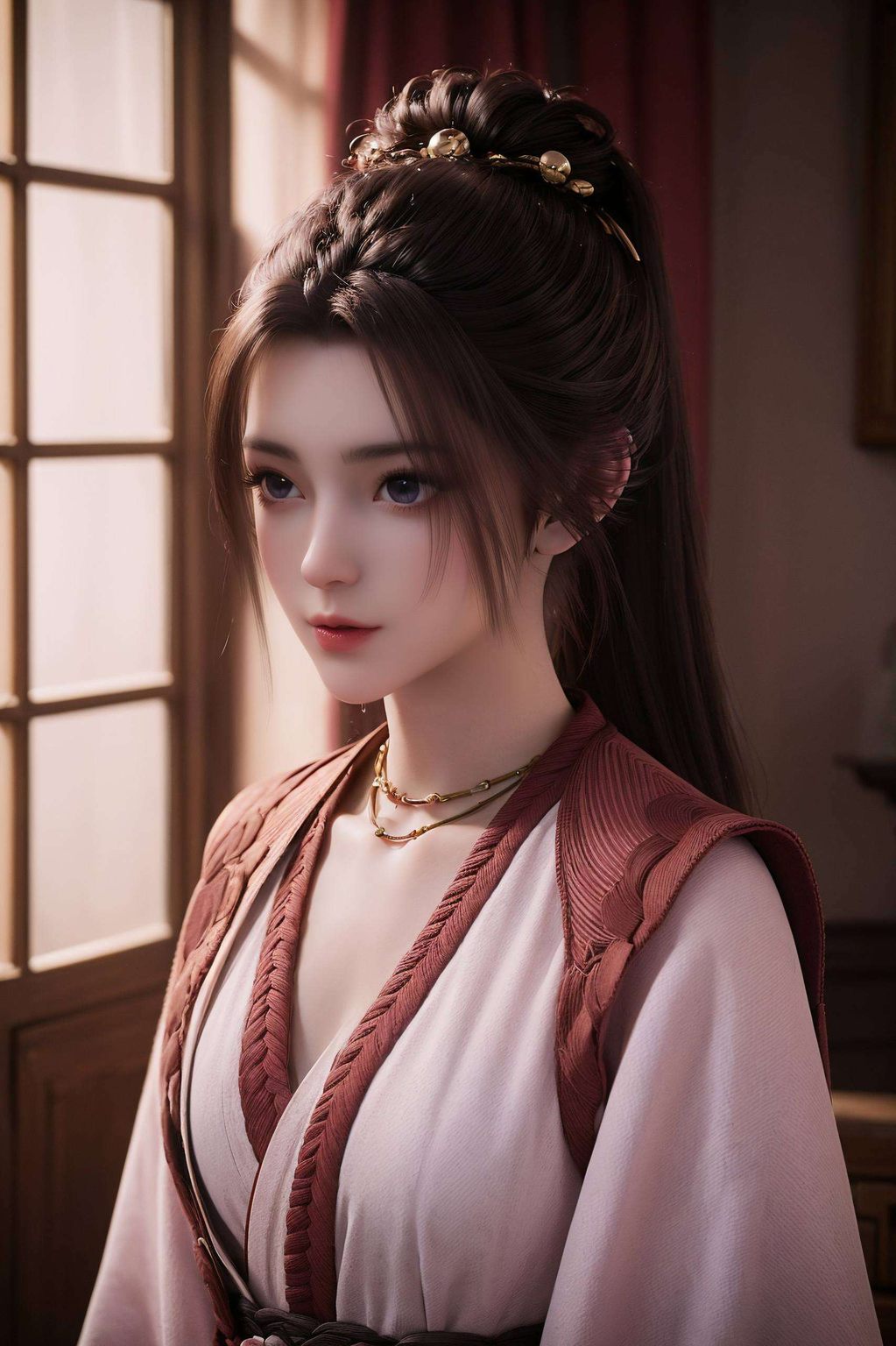 周小环半脸动漫壁纸集：AI精选1920×1080高清壁纸全收录