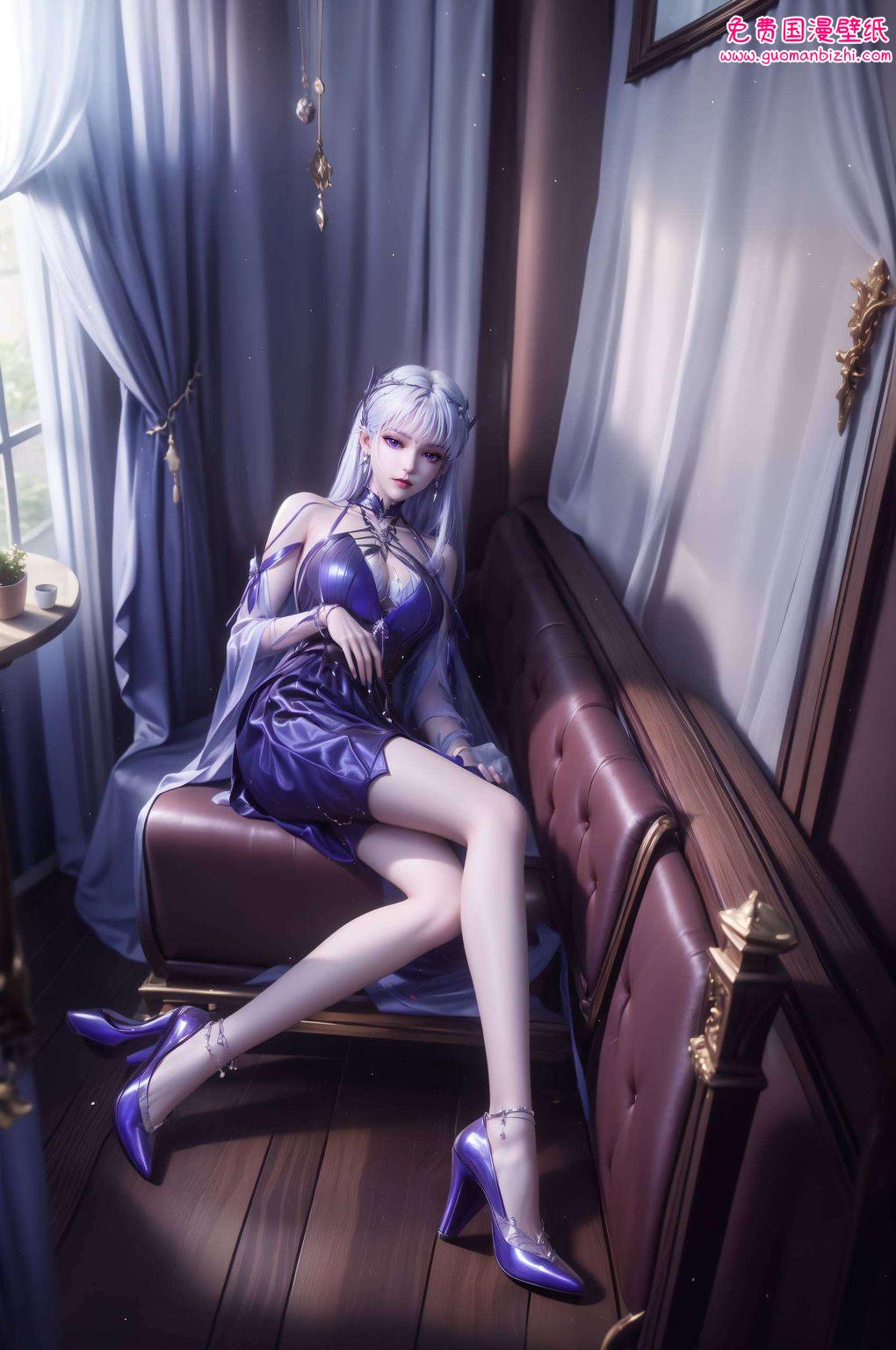 女生游戏壁纸集：平板炫彩高清图片精选