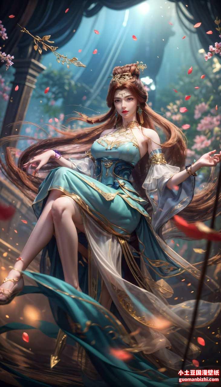 ai动漫壁纸:苏灵韵绘画配色素材分享