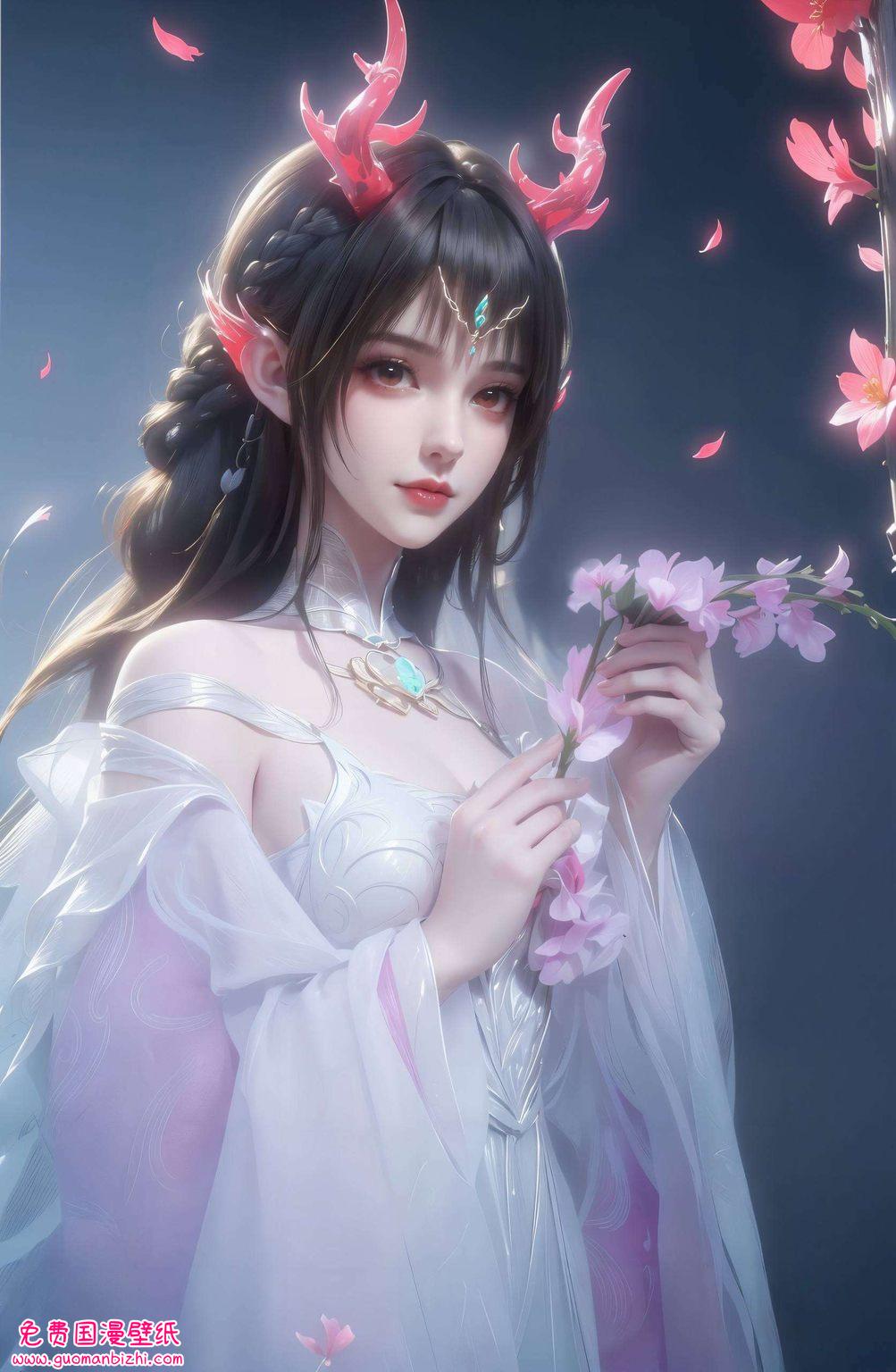 百炼成神龙族云落——AI绘画免费壁纸秀，平板古风漫画壁纸盛宴