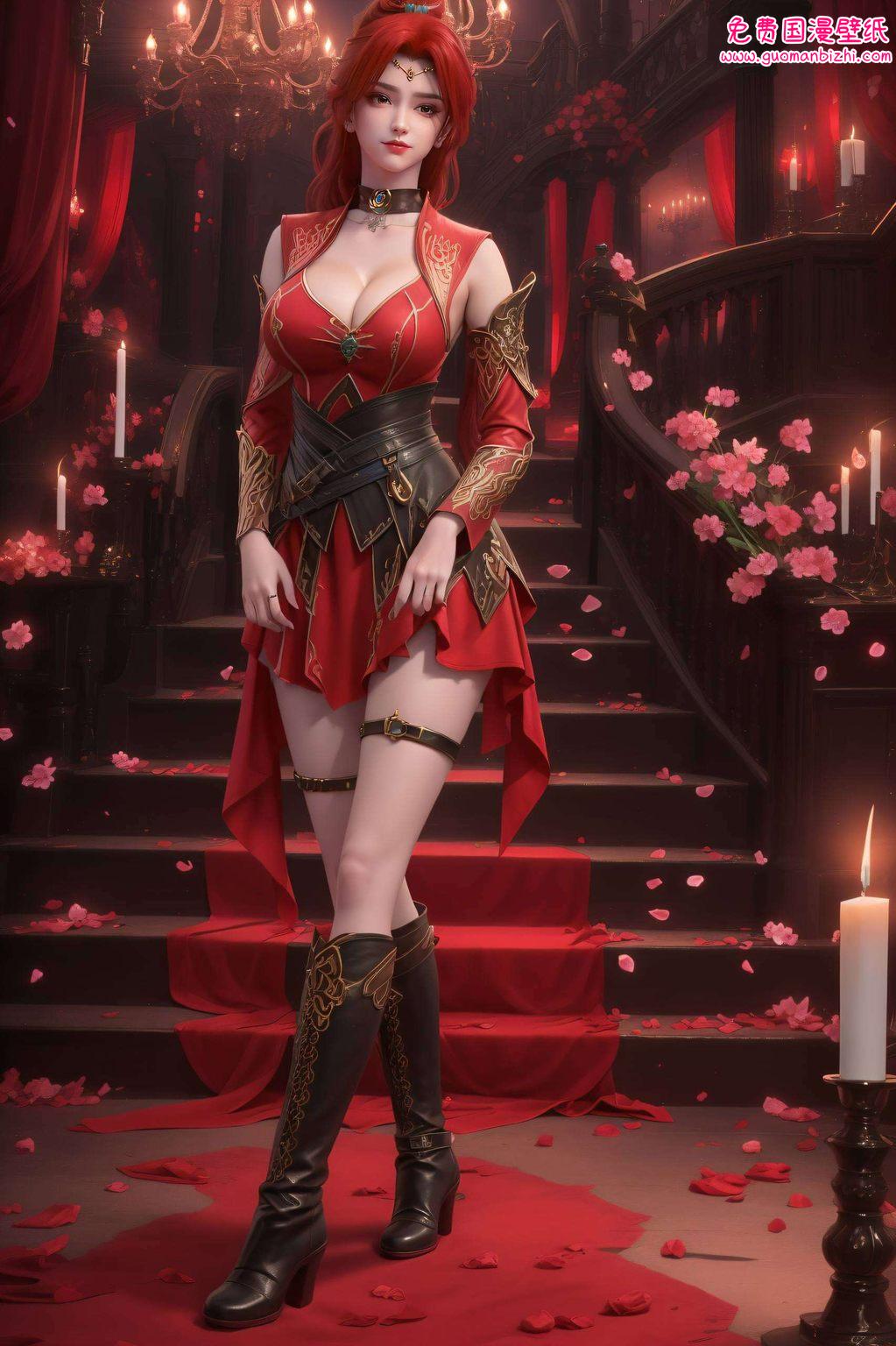 唐火儿AI绘画高清换装壁纸：游戏风、Win10专享、ins潮流必备