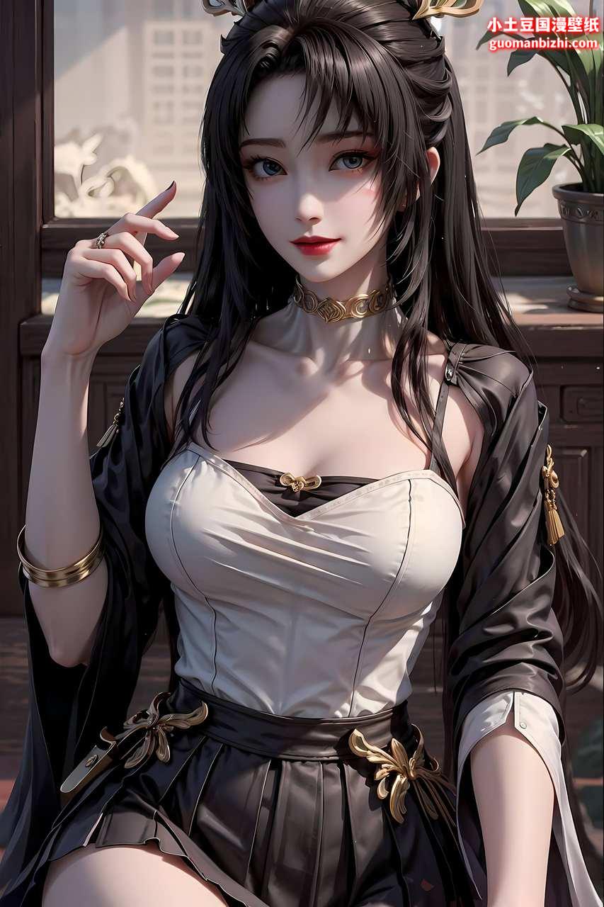 ai绘画素材:天狐仙子：想听我的故事吗？