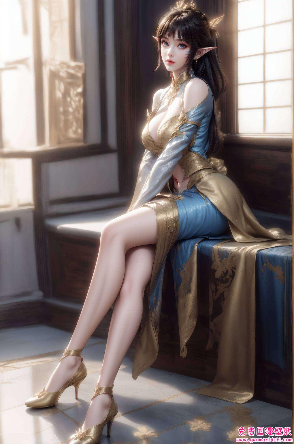 探索凤清儿：AI壁纸素材集，极简平板风，Ins风格美图壁纸精选