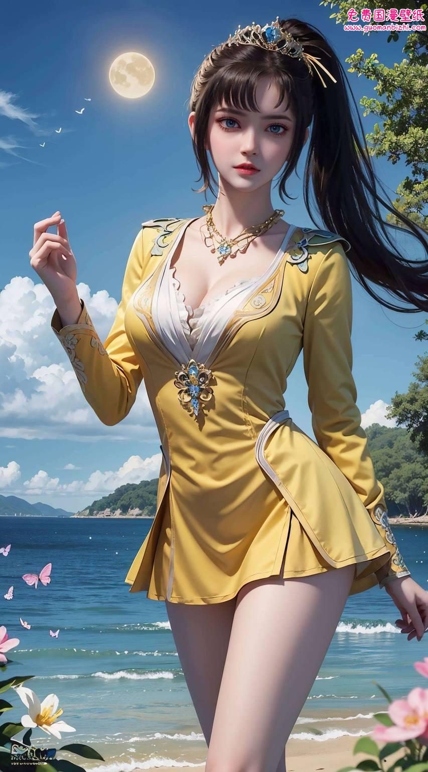 “少年歌行司空千落” AI范例二次元壁纸，高清苹果桌面背景