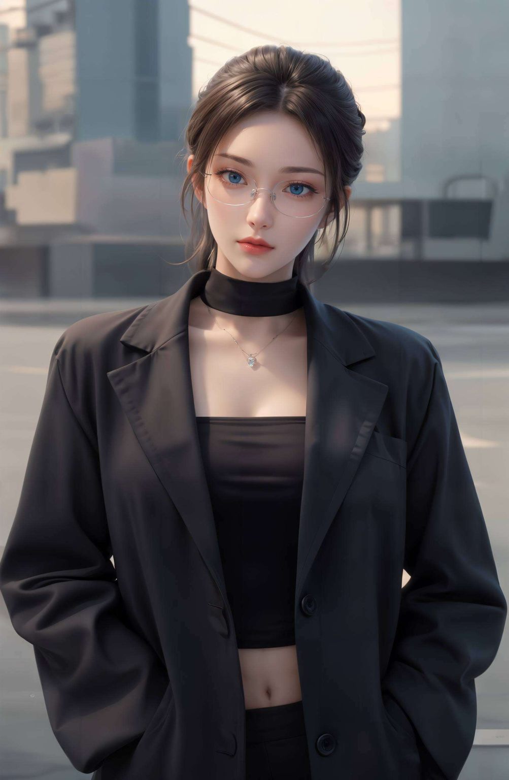 电脑漫画壁纸集：AICG动漫元素，嫣然云韵之美，视觉享受。