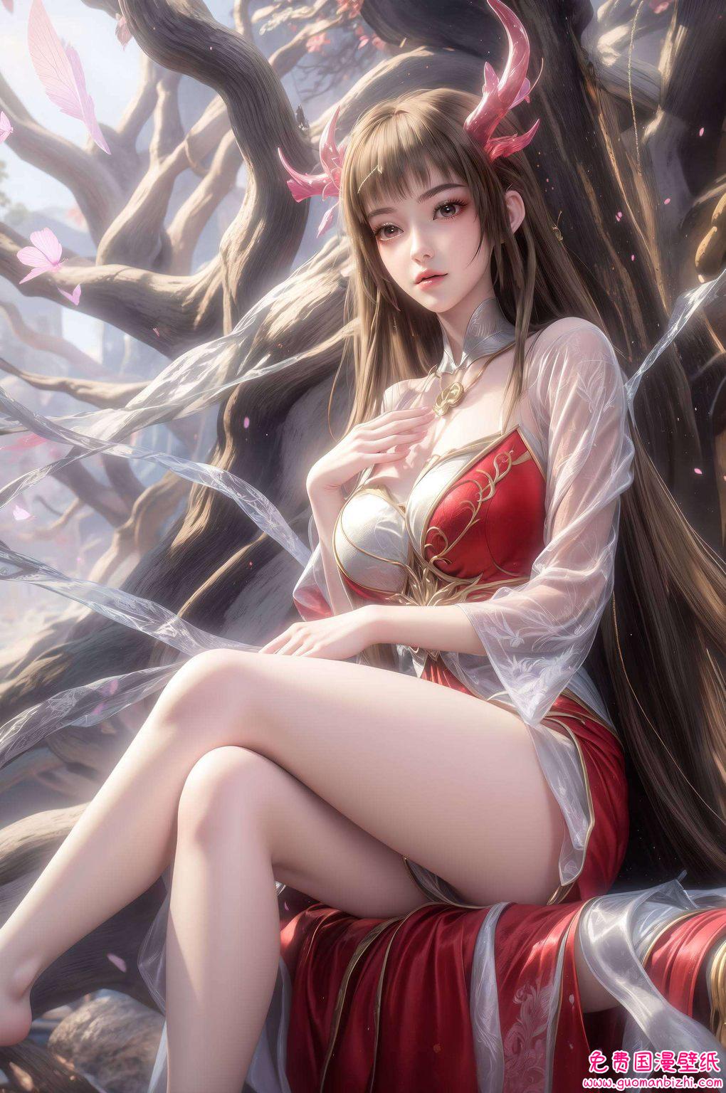 AI角色×二次元壁纸，平板专属古风漫画壁纸，动漫云落动态下载盛宴