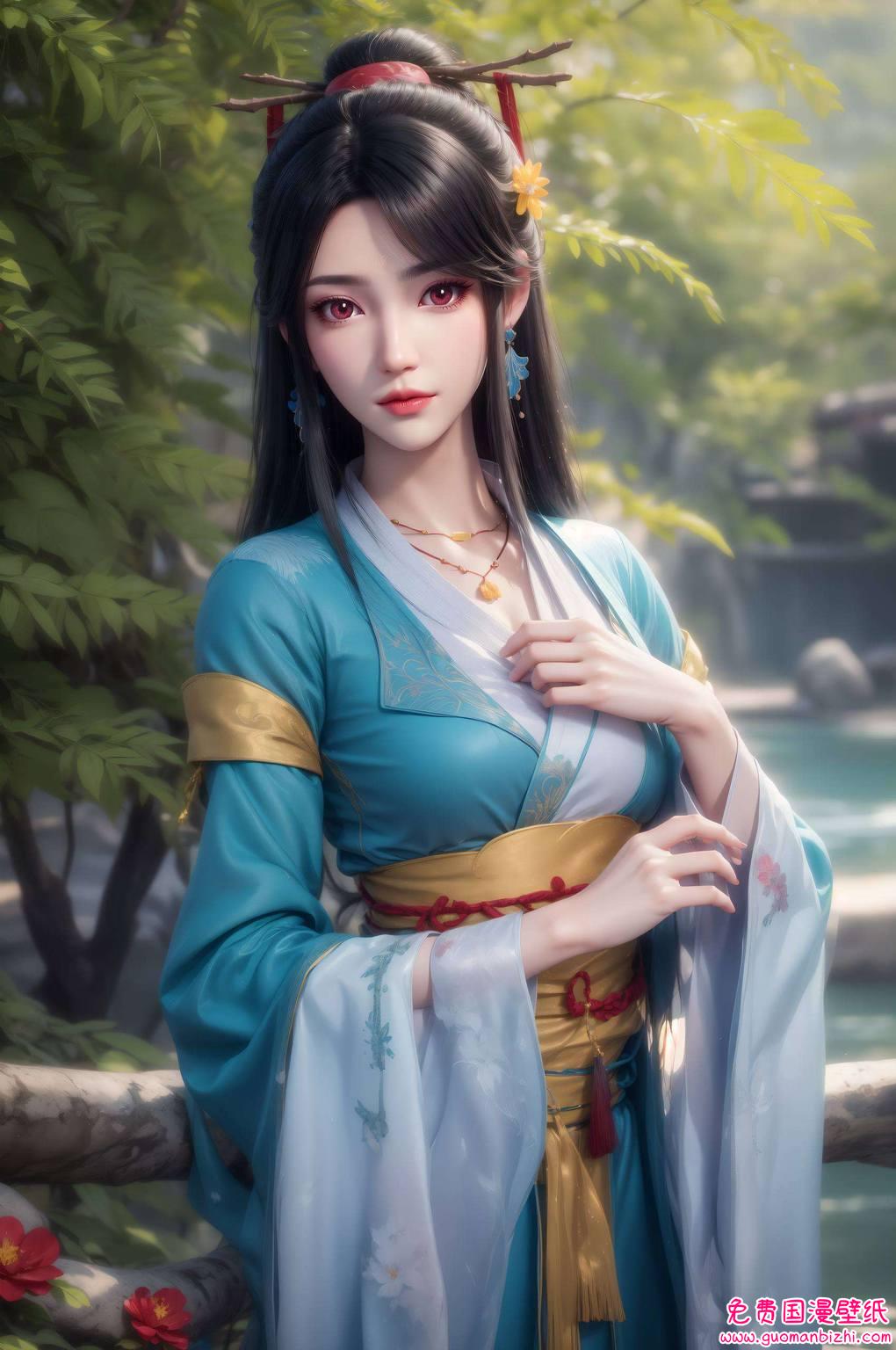 元尊AI角色壁纸高清夭夭，护眼专属安卓壁纸集锦