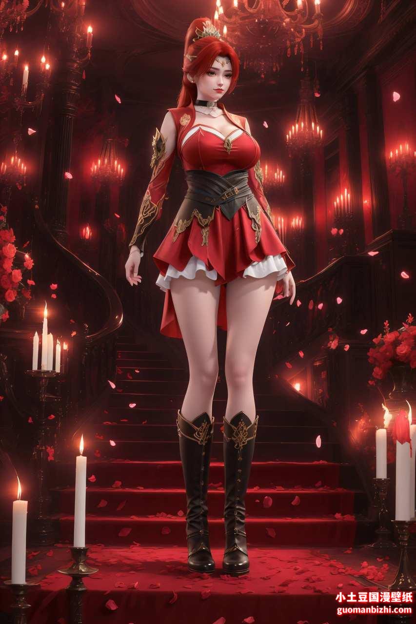 ai高清壁纸:唐火儿ai发色素材分享