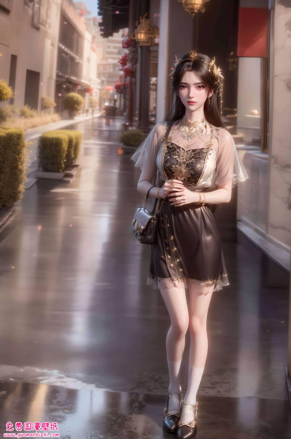 李慕婉红衣2k高清游戏壁纸，win10艺术壁纸精选