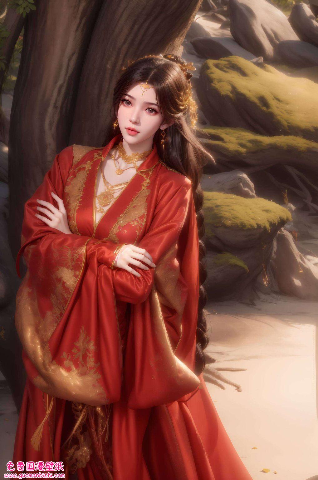 仙逆李慕婉：AI壁纸素材，二次元壁纸，平板1920×1080高清全屏壁纸集