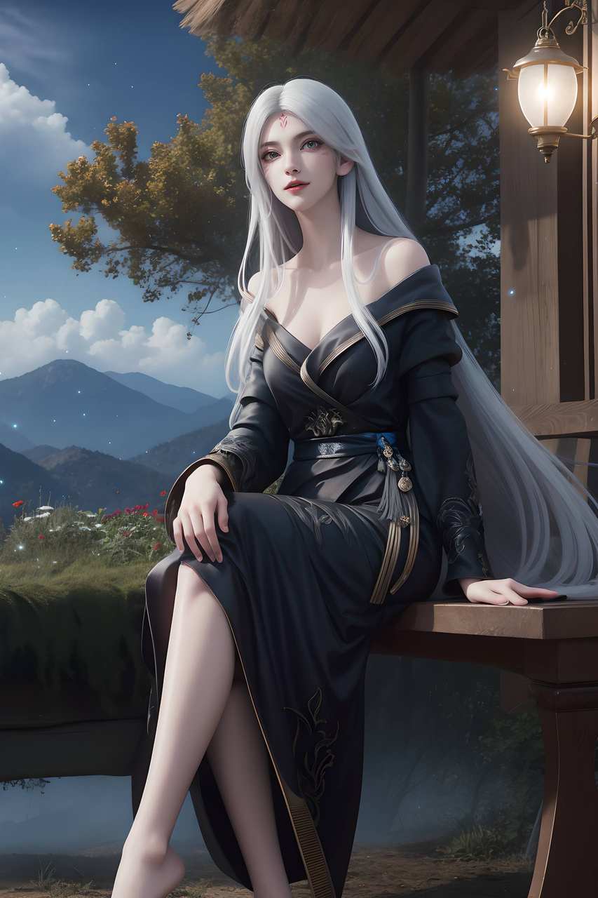 ai绘画壁纸:诛仙小白ai绘画素材分享 ai绘画壁纸:诛仙小白ai绘画素材分享