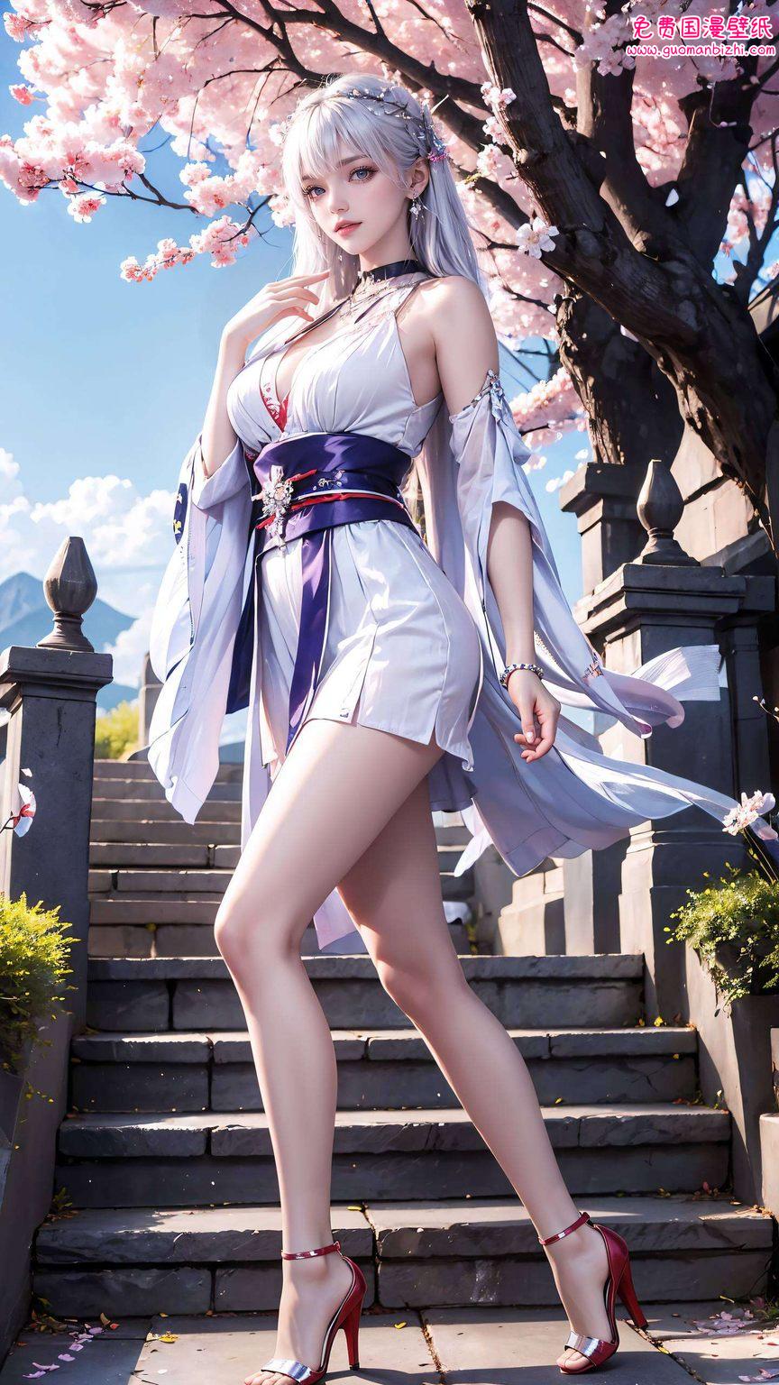 AI绘画精选：圣采儿静态壁纸，唯美手机平板免费下载