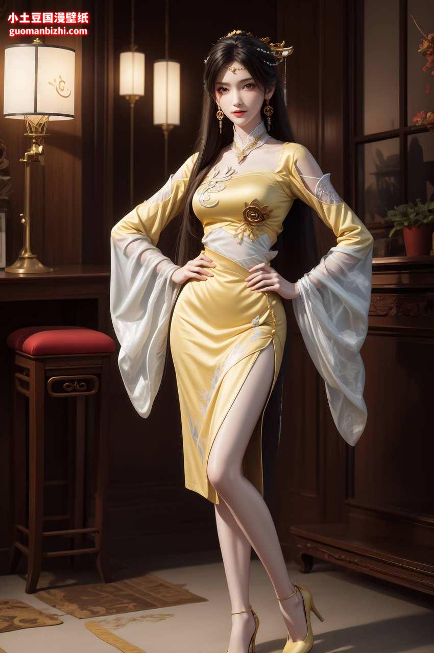 4k高清ai壁纸:还得是金瓶儿出场霸气！