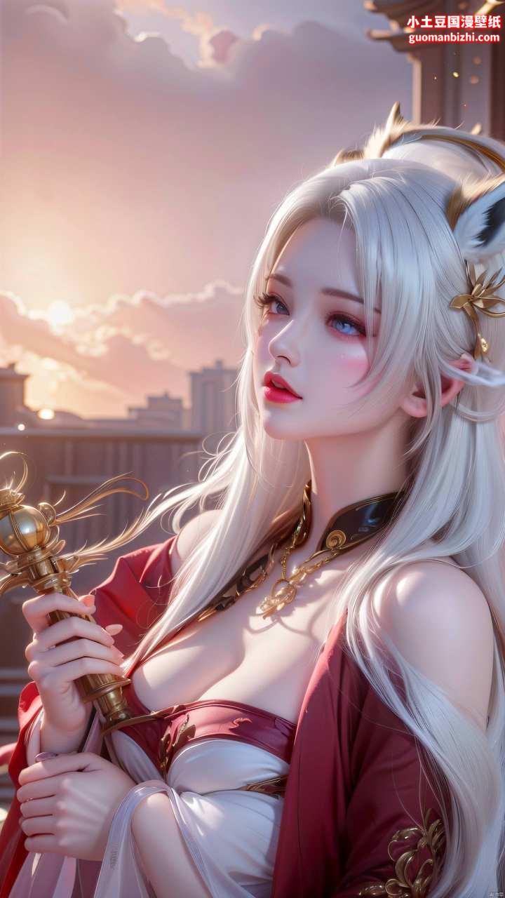 国漫ai壁纸:天狐仙子4K超清电脑桌面壁纸