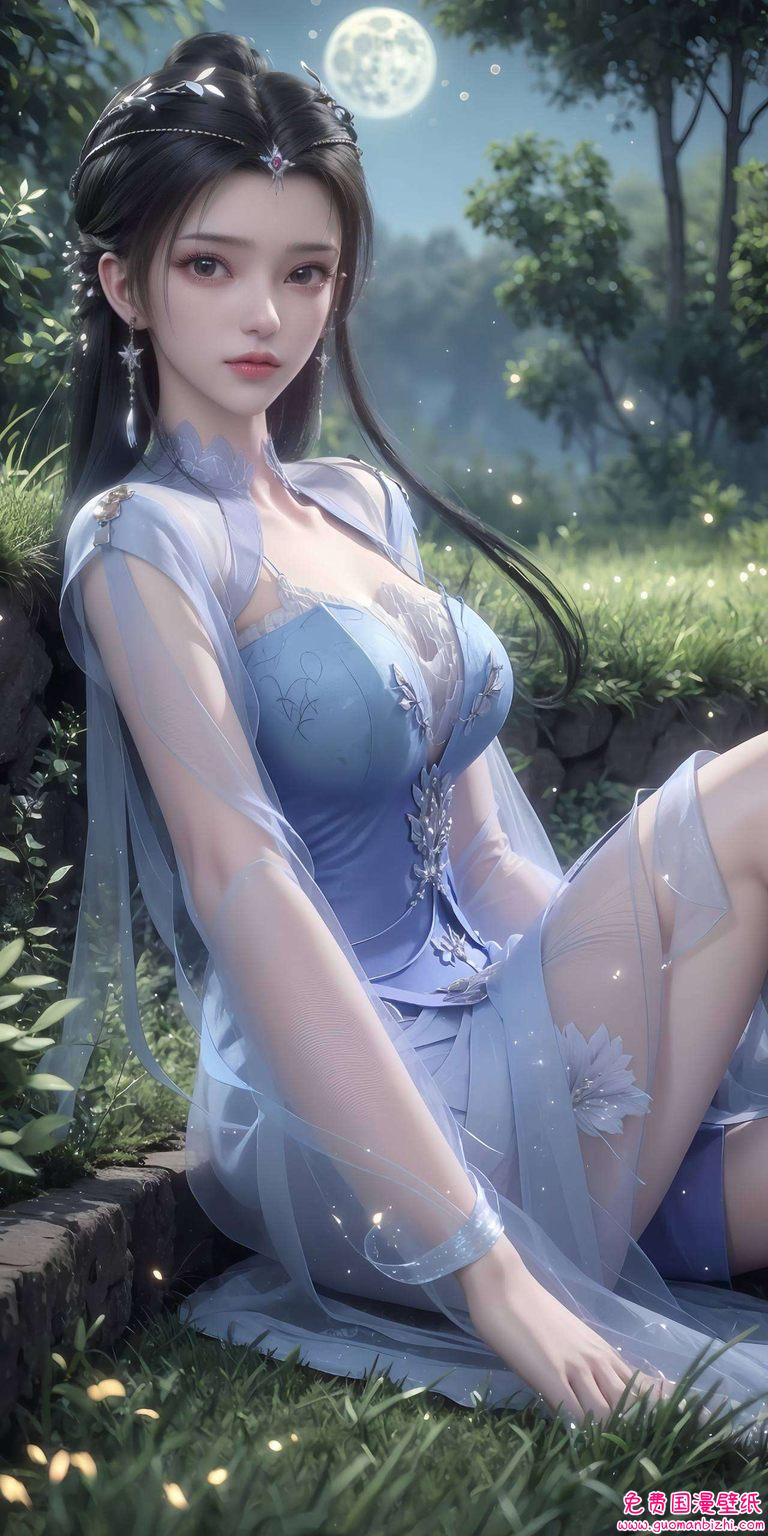 李慕婉最新壁纸高清——AI生成素材精细，角色_ipad桌面必备