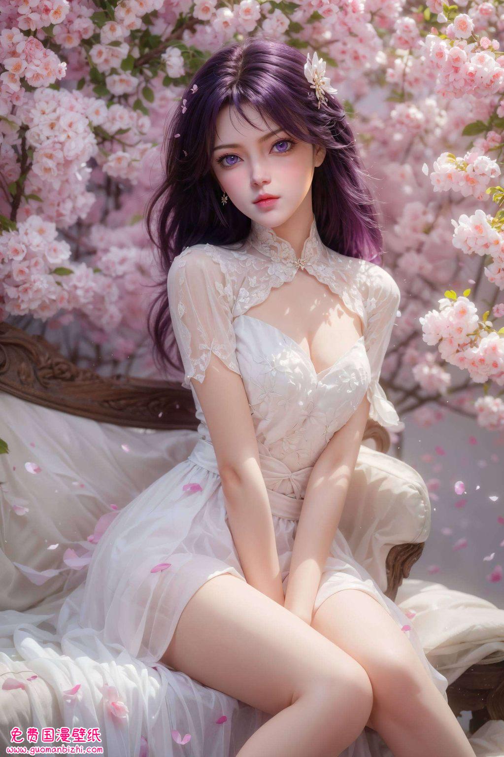 AI绘画生成作品：粉色平板云曦循环动态壁纸免费分享