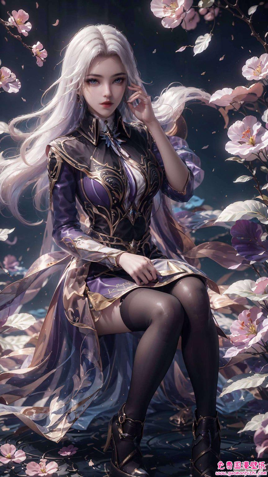 AI素材壁纸集——凌落宸全面屏古风漫画免费下载，PC壁纸盛宴