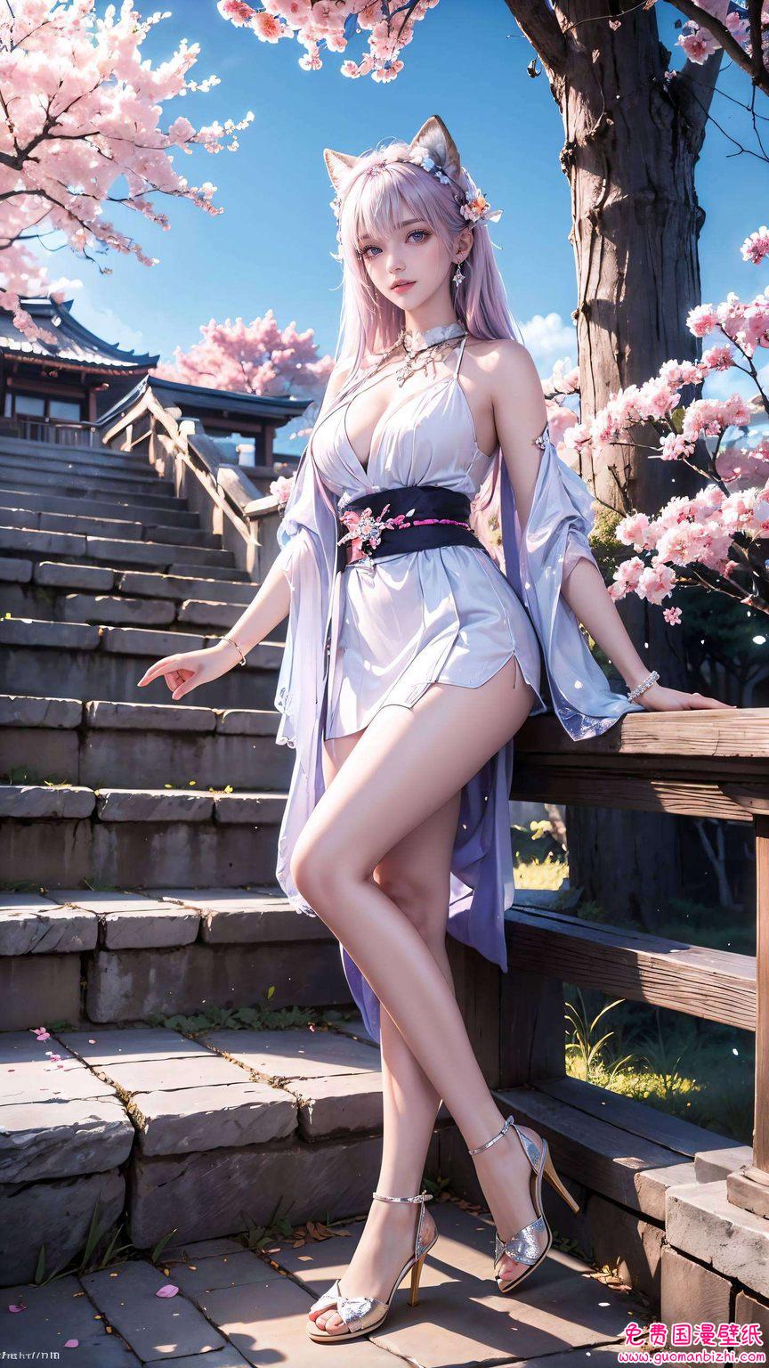 圣采儿兔年：AI绘画免费壁纸秀，安卓桌面背景精选集