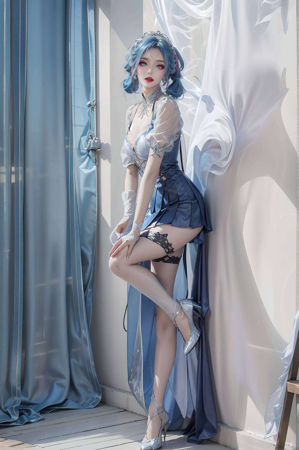 唐舞桐章节：AI角色壁纸，精细描绘，苹果桌面背景精选集