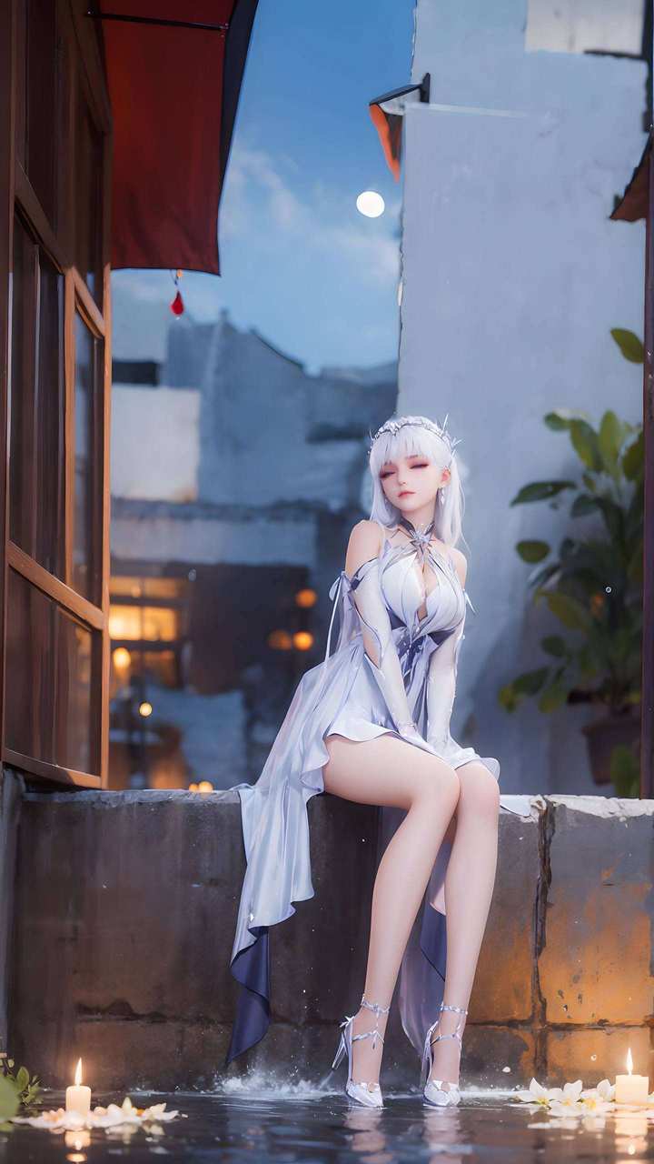 圣采儿背影图片高清壁纸：4k精细古风角色平板