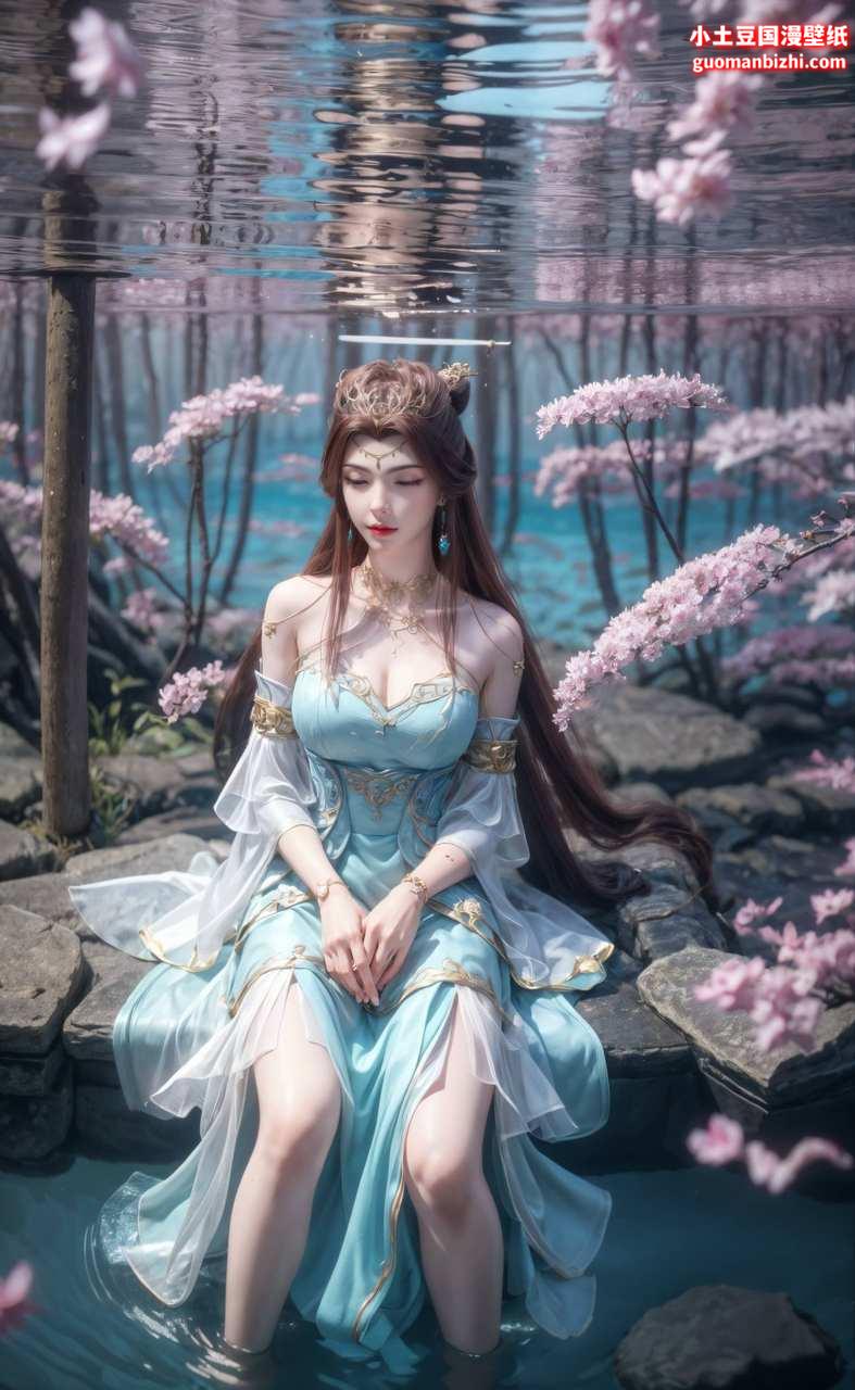 ai动漫壁纸:苏灵韵绘画配色素材分享