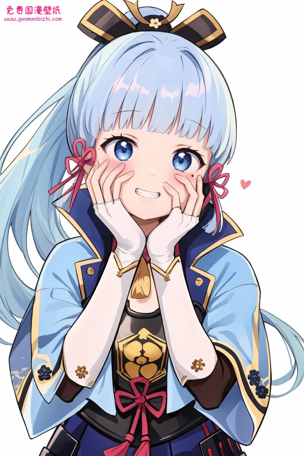 AI图片模型精细呈现，神里凌华全面屏安卓Ins风壁纸集