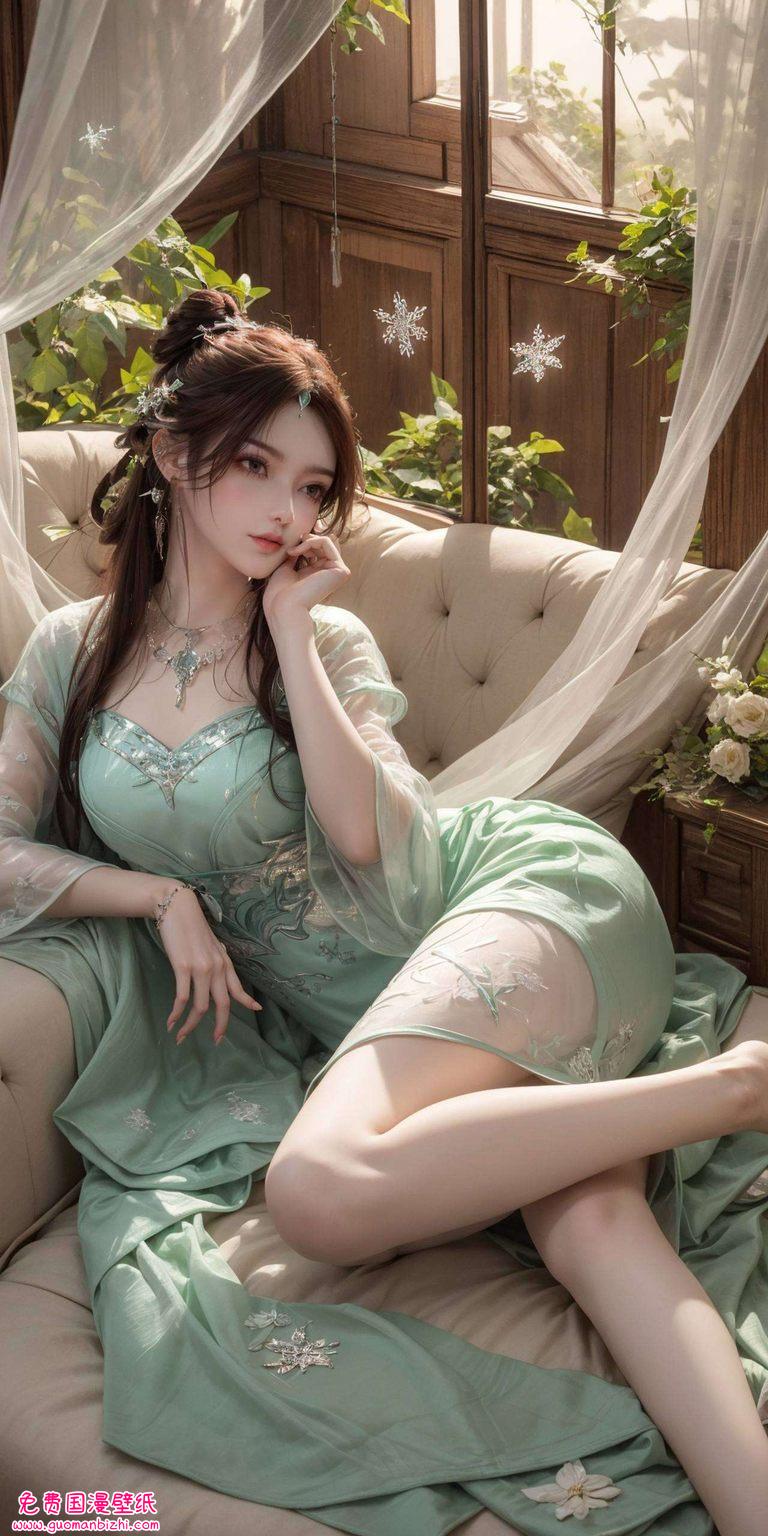 粉色梦境：护眼壁纸倾心选，Win10仙韵全身壁纸集